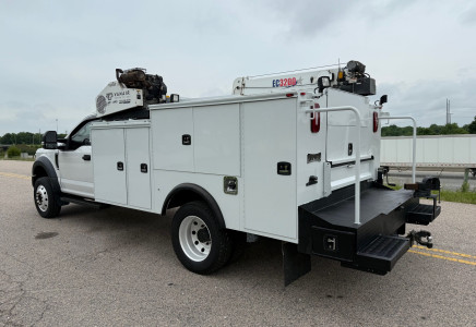 Image for Ford F-550 4x4 Lube/Utility/Service Truck w/ #3,200lb Crane, 2019