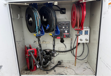 Image for Ford F-550 4x4 Lube/Utility/Service Truck w/ #3,200lb Crane, 2019