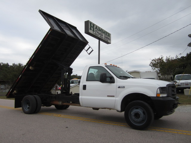 Ford f550 flatbed dump truck #3