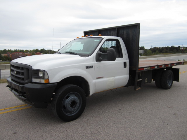 550 F flatbed ford truck used #7