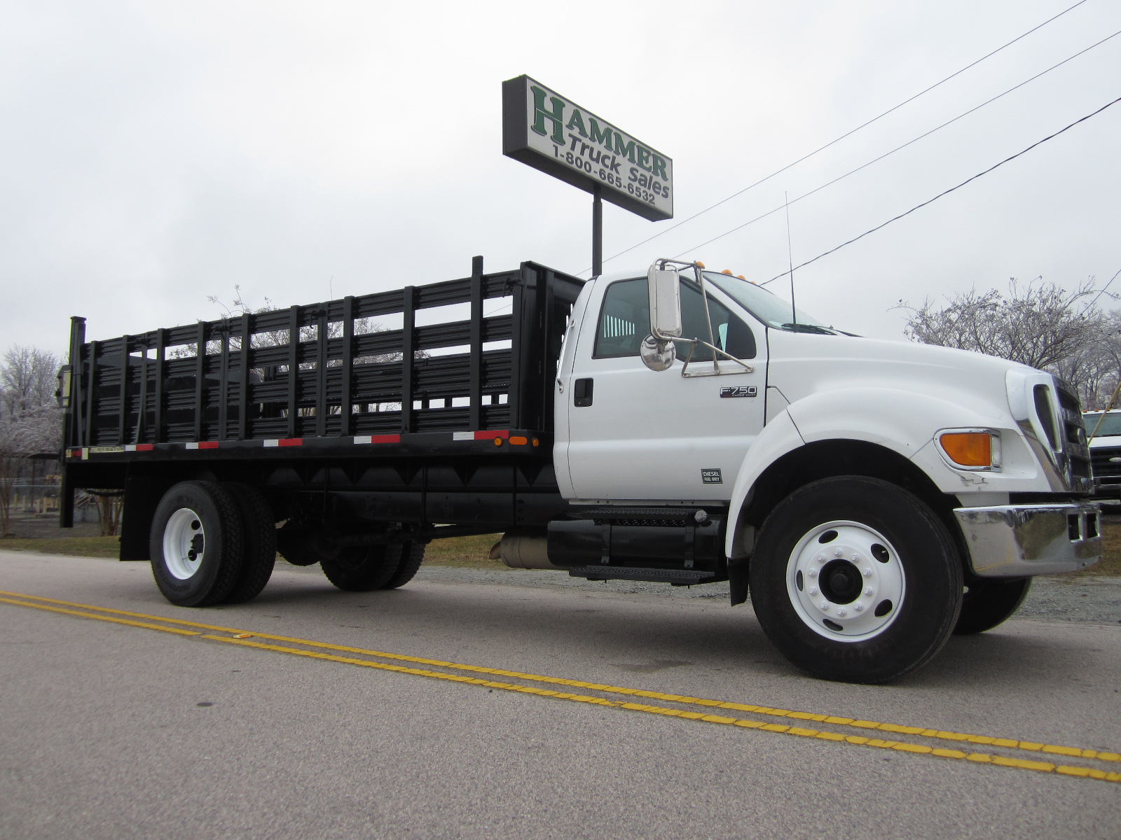 Ford f750 stake truck #5