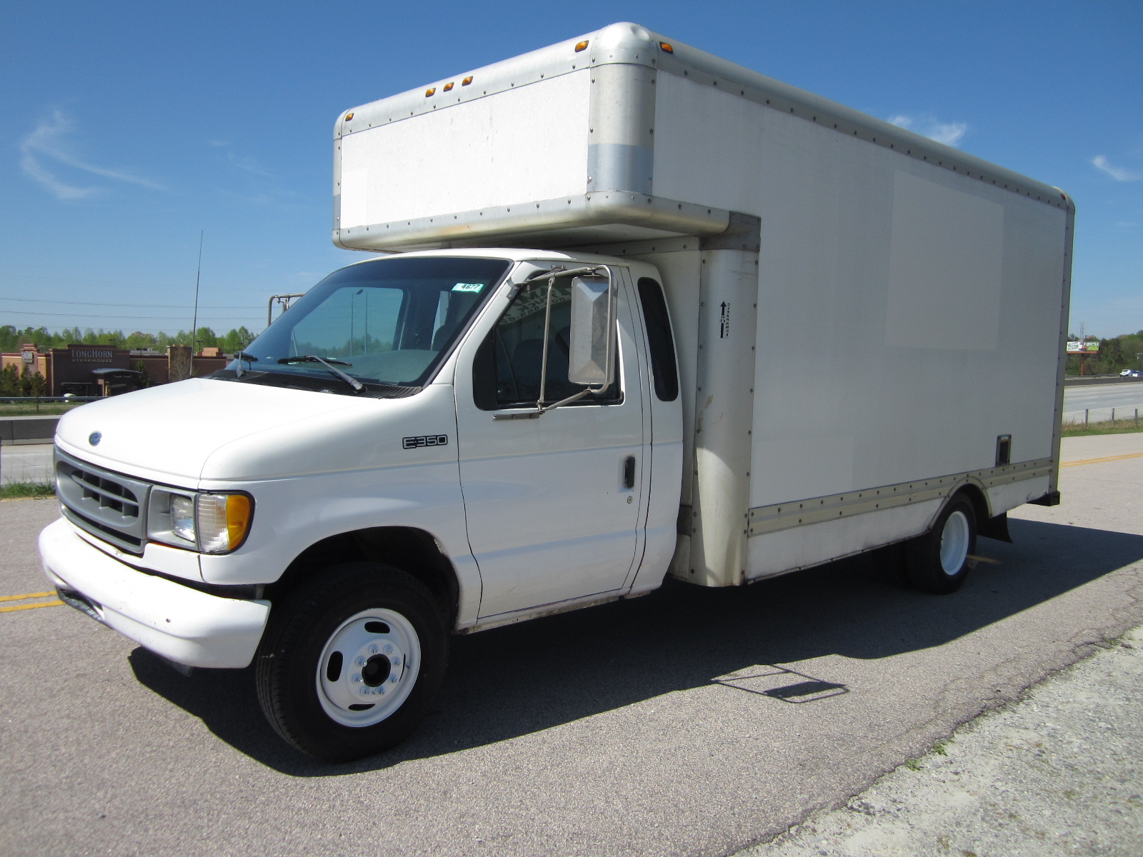 1998 Ford f700 box truck #8